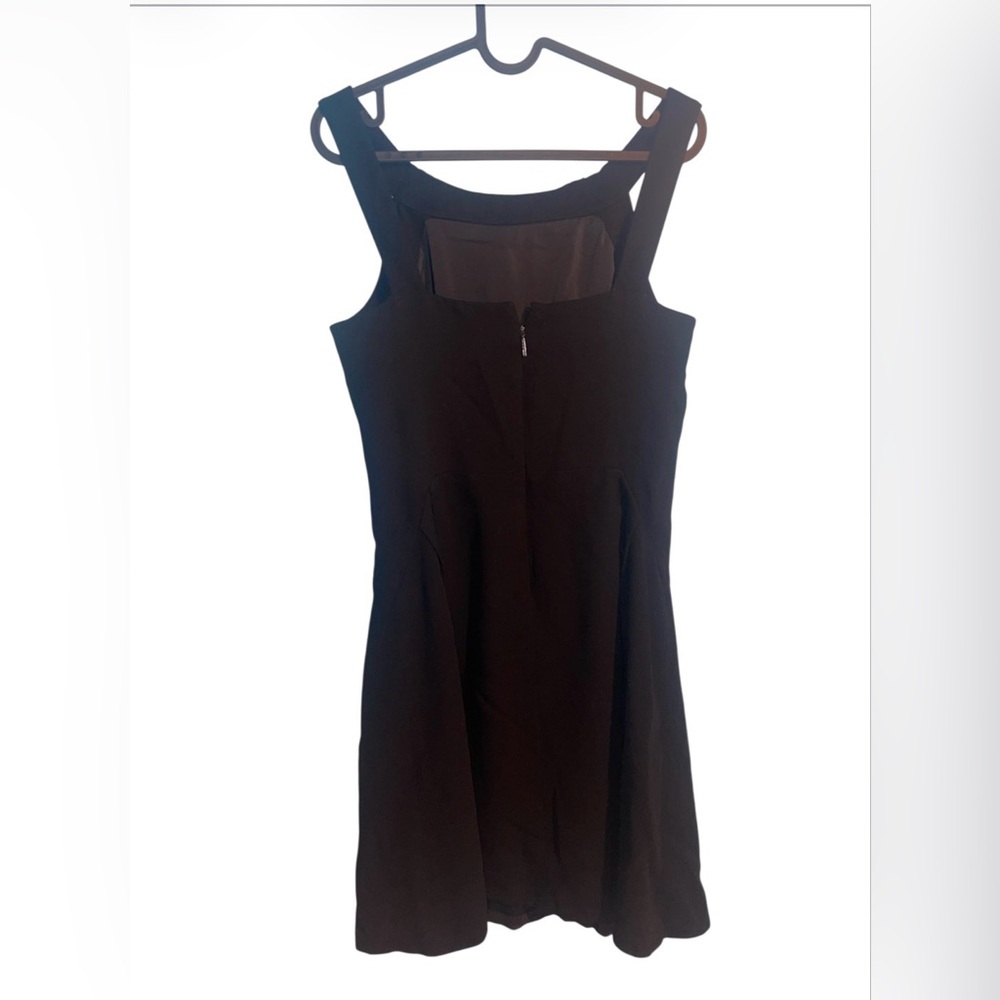 Tory Burch Sheila Embellished Black Sleeveless Jewel-Neck A-Line Dress size 4 - Picture 3 of 5